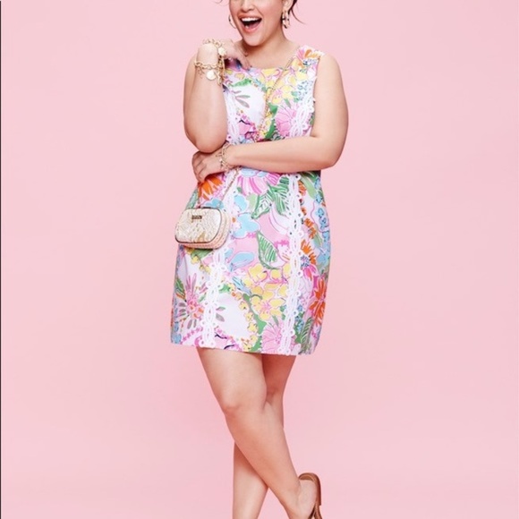 LILLY PULITZER Gold & White Embroidered Clutch - Picture 3 of 5